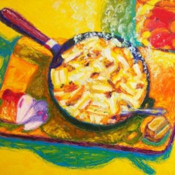 Картина под названием "Картошечка. Potato" - Julia Musina, Подлинное произведение искусства, Масло