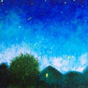 Pintura titulada "Ночь. Night." por Julia Musina, Obra de arte original, Oleo