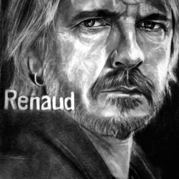 Drawing titled "Renaud" by Muss, Original Artwork, Other