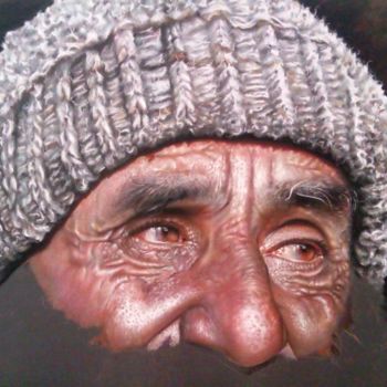 Desenho intitulada "SOFT PASTEL MUSTAFA…" por Mustafa Yüce, Obras de arte originais