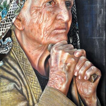 Pintura titulada "soft pastel-mustafa…" por Mustafa Yüce, Obra de arte original