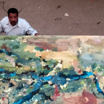 "oil colour on canvas" başlıklı Tablo Mutaz Elemam tarafından, Orijinal sanat