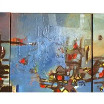 Painting titled "oil colour on canvas" by Mutaz Elemam, Original Artwork