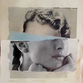 Collages intitulée "For Your Eyes Only…" par Marian Williams, Œuvre d'art originale, Collages