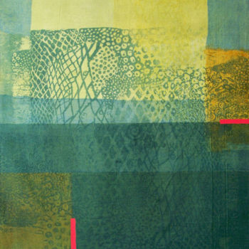 Printmaking titled "'A Field of Hope'" by Magdalena Wojciechowska, Original Artwork, Screenprinting