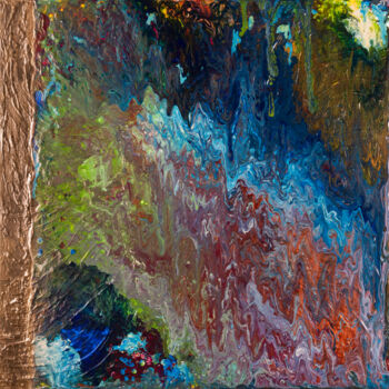 Pintura titulada "Série luminescence…" por Mya Kotook, Obra de arte original, Acrílico Montado en Bastidor de camilla de mad…