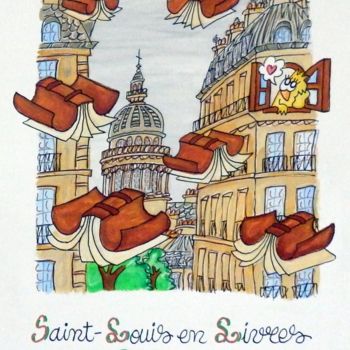 ""Saint-Louis en Liv…" başlıklı Tablo David Manuel Garcia tarafından, Orijinal sanat, Akrilik