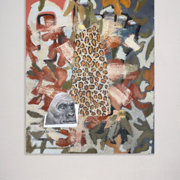 Картина под названием "Skin" - Mykhailo Korobkov, Подлинное произведение искусства, Масло Установлен на Деревянная рама для…