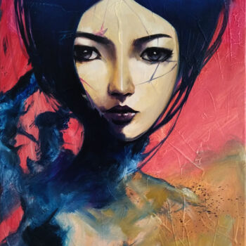 Painting titled "Amrin" by Mykola Koidan, Original Artwork, Oil