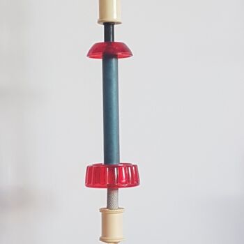 Sculpture titled "Colonne Totem des c…" by Mylène Cg, Original Artwork, Plastic