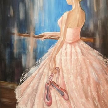 Картина под названием "Danseuse" - Elena Garcia, Подлинное произведение искусства, Акрил