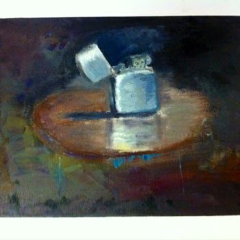 Peinture intitulée "' Lighter ' Oil Pai…" par Mylo, Œuvre d'art originale, Huile