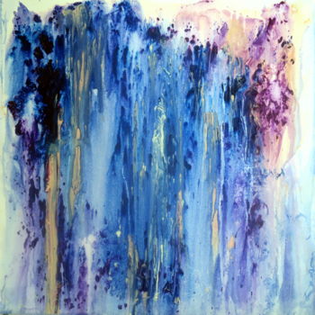 Картина под названием "todays-blues-acylic…" - Marianne Charlotte Mylonas-Svikovsky (Marlo), Подлинное произведение искусства