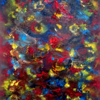 Malerei mit dem Titel "lifesmany-colors-em…" von Marianne Charlotte Mylonas-Svikovsky (Marlo), Original-Kunstwerk, Acryl