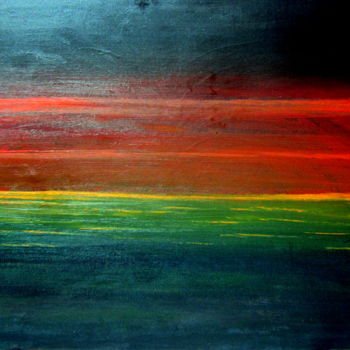 Pittura intitolato "horizons-lumieres-d…" da Marianne Charlotte Mylonas-Svikovsky (Marlo), Opera d'arte originale, Acrilico