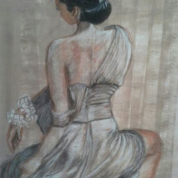 Peinture intitulée "LOLA" par Marie-Paule Jouin (MYP), Œuvre d'art originale, Pastel Monté sur Carton