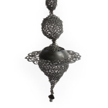 Design intitolato "Arabesken pendant z…" da Myra Cervenka, Opera d'arte originale, Altro