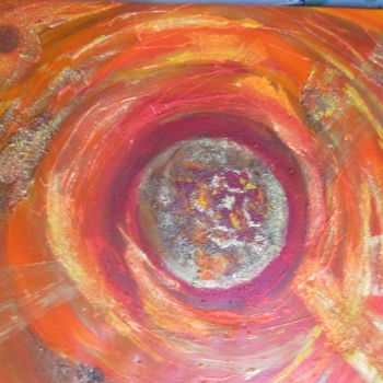 Painting titled "galaxie" by Arainis, Original Artwork, Acrylic