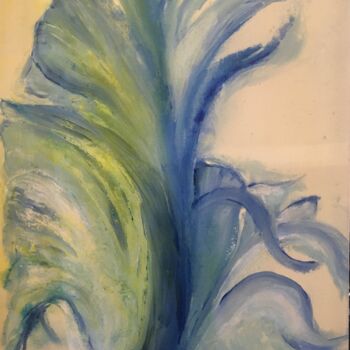 Pintura intitulada "« La Fleur de la Pa…" por Audran, Obras de arte originais, Acrílico