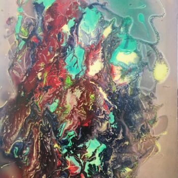 Painting titled "La transmutation mu…" by Audran, Original Artwork, Acrylic