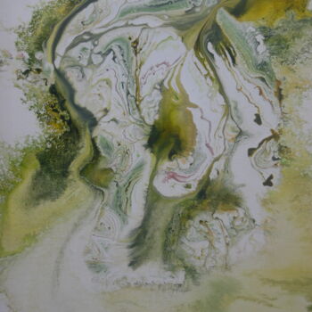 Peinture intitulée "L'habitant d'une au…" par Audran, Œuvre d'art originale, Acrylique