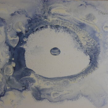 Painting titled "Une planète dans le…" by Audran, Original Artwork, Acrylic
