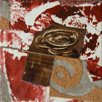 Collages titled "Arobase" by Myriam Bonneau, Original Artwork