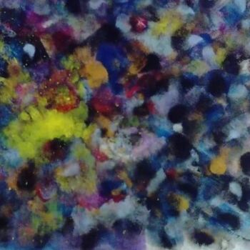 Peinture intitulée "Le chant des fleurs" par Myriam Carbonnier (Myri- âme C), Œuvre d'art originale, Acrylique