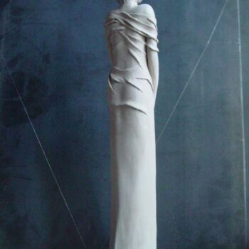 Sculpture intitulée "ventdos.jpg" par Myriam Ferrer, Œuvre d'art originale