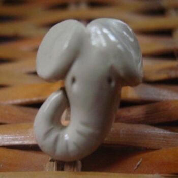 Ремесла под названием "elephant" - Myriam Ferrer, Подлинное произведение искусства