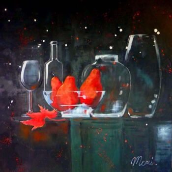 Pintura titulada "FestvitésTransparen…" por Myriam Maury, Obra de arte original, Acrílico