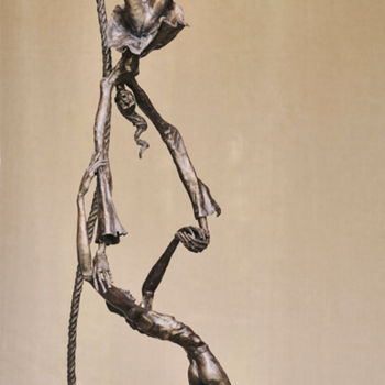 Skulptur mit dem Titel "Accroc.jpg" von Myriam Schreiber, Original-Kunstwerk, Metalle