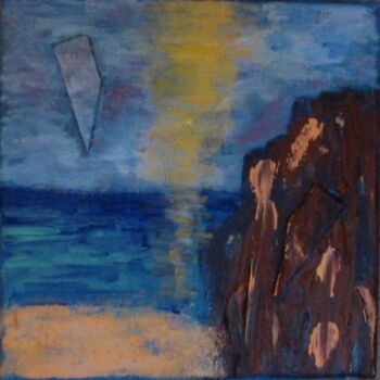 Peinture intitulée "Sérénité 2" par Myriam Thomas, Œuvre d'art originale
