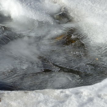 Photographie intitulée "tourbillon glacé" par Myriam Wetzstein, Œuvre d'art originale, Photographie non manipulée