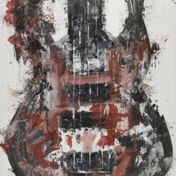 Ζωγραφική με τίτλο "Bass" από Eugenia Naumchuk, Αυθεντικά έργα τέχνης, Ακρυλικό