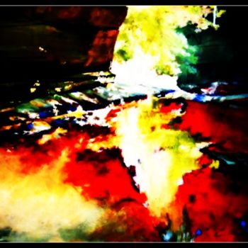 Digital Arts titled "dans-la-nuit-flambo…" by Mysane, Original Artwork, Digital Painting