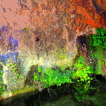 Arts numériques intitulée "la-grotte-des-mirac…" par Mysane, Œuvre d'art originale, Peinture numérique