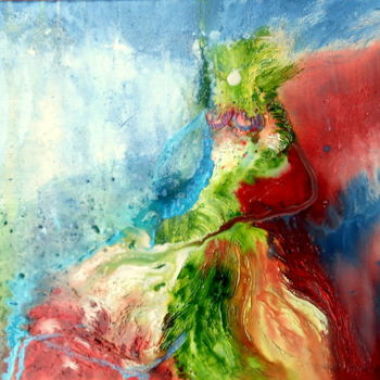 Peinture intitulée "dans-ses-atours" par Mysane, Œuvre d'art originale, Autre