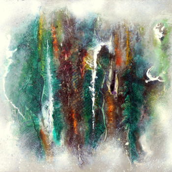 Pintura intitulada "plumes-2" por Mysane, Obras de arte originais, Outro