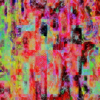 Digital Arts titled "perdus dans le rose" by Mysane, Original Artwork, Digital Painting