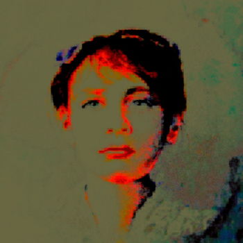 Arts numériques intitulée "Belle dame  3" par Mysane, Œuvre d'art originale, Peinture numérique