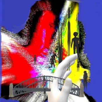 Digital Arts titled "le-pont" by Mysane, Original Artwork, 3D Modeling