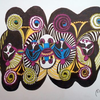 Drawing titled "des-mamans-tres-cho…" by Mysane, Original Artwork, Marker