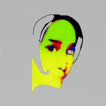 Digitale Kunst mit dem Titel "leopoldine" von Mysane, Original-Kunstwerk, 3D Modellierung