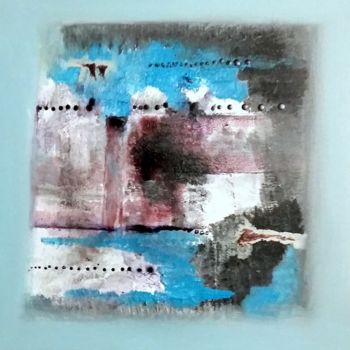 Painting titled "au dehors la pluie" by Mysane, Original Artwork, Other