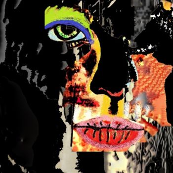 Digital Arts με τίτλο "maquillage" από Mysane, Αυθεντικά έργα τέχνης, Ψηφιακή ζωγραφική