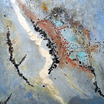 Peinture intitulée "l-oiseau-mouche.jpg" par Mysane, Œuvre d'art originale, Acrylique