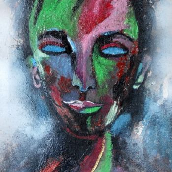 Peinture intitulée "a-moi-seul-bien-des…" par Mysane, Œuvre d'art originale, Acrylique