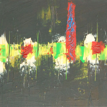 Malerei mit dem Titel "Play of Colors" von N.A. Dietzen, Original-Kunstwerk