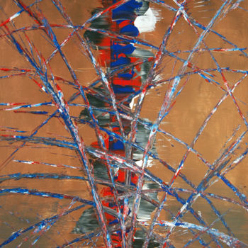 Pintura intitulada "Liberte" por N.A. Dietzen, Obras de arte originais, Acrílico
